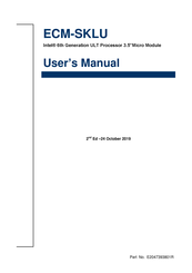 Avalue Technology ECM-SKLU User Manual