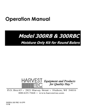 Harvest TEC 300RBC Operation Manual