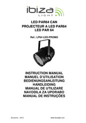 Ibiza LP64 LED-PROMO Instruction Manual