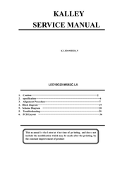 Kalley K-LED19HD2B_N Service Manual