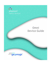 Geomagic Sensable Phantom Omni Device Manual