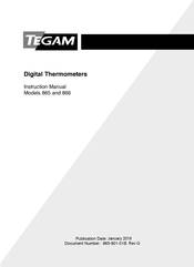 Tegam 865 Instruction Manual