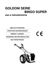 GOLDONI BINGO SUPER Series Operation And Maintenance