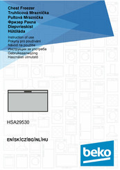 Beko HSA 29530 Instructions Of Use