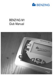Gantner BENZING M1 Manual