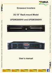 Thiele UPSW2000HV User Manual