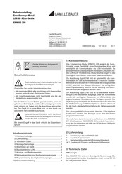 Camille Bauer EMMOD 205 Operating Instructions Manual