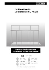 GEZE Slimdrive SL-FR 2M Installation And Service Manual