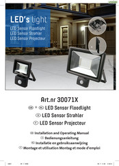 shada LED's light 300710 Installation And Operating Manual
