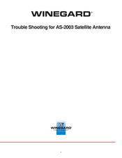Winegard AS-2003 Troubleshooting Manual