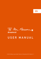 Mr Beam Dreamcut II User Manual