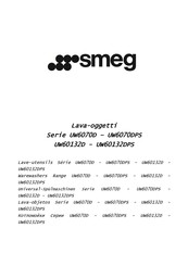 Smeg UW60132D Series Manual Installation, Use And Maintenance