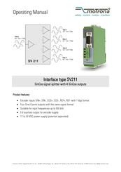 Motrona SV211 Operating Manual