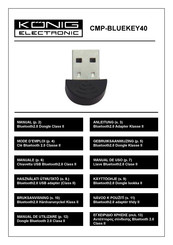 König Electronic CMP-BLUEKEY40 Manual