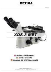 OPTIKA MICROSCOPES XDS-3 MET Operation Manual