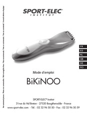 SPORT-ELEC BiKiNOO Manual