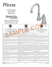 Pfister Ashfield LG72 Series Manual