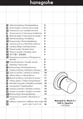 Hans Grohe Sportive 15972000 Instructions For Use/Assembly Instructions