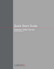 Celestix WSA 3400 Quick Start Manual
