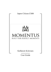 Momentus Japon Citizen CS00 User Manual