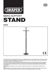 Draper 85629 Instructions Manual