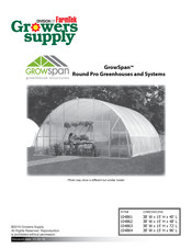 Farmtek Growers Supply GrowSpan Round Pro Instruction Manual
