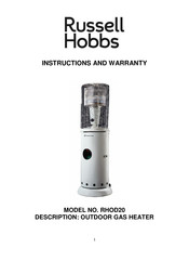 Russell Hobbs RHOD20 Instructions And Warranty