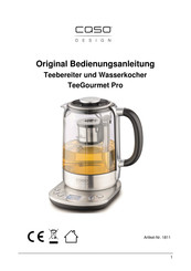 Casa TeeGourmet Pro Original Operating Manual