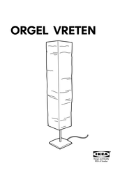 IKEA ORGEL VRETEN Quick Start Manual