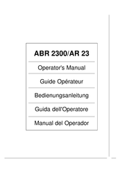 Bell & Howell ABR2300/AR23 Operator's Manual