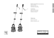 Wetrok Motor Brusher JET Operating Instructions Manual