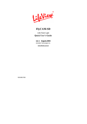 LifeView FlyCAM-SD Quick User Manual
