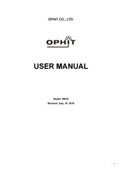 Ophit MSV2 User Manual