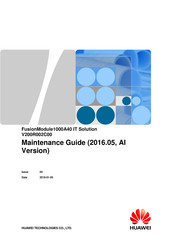 Huawei FusionModule 1000A40 Maintenance Manual