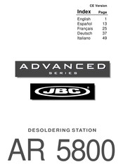 jbc AR 5800 Manual