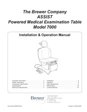 brewer ASSIST 7000 Installation & Operation Manual