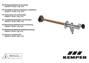 Kemper FROSTI-PLUS Installation Manual Preliminary Installation