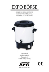 AFK EXPO BORSE WWS-27.1 Instruction Manual