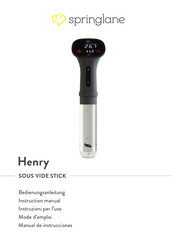 Springlane Henry Instruction Manual