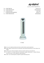 Alpina SF-5006 Instructions For Use Manual