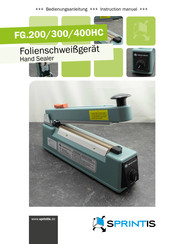 Sprintis FG300 Manual
