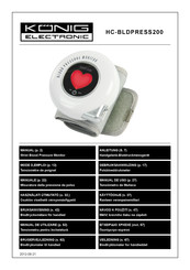 König Electronic HC-BLDPRESS200 User Instruction Manual