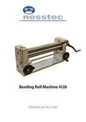 nosstec 4126 Operating Instructions Manual