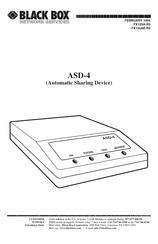 Black Box ASD-4 Manual