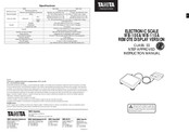 Tanita WB-100A Instruction Manual