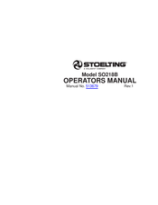 Stoelting SO218B Operator's Manual
