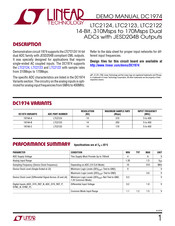 Linear Technology DC1974A-C Demo Manual