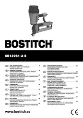 Bostitch SB130S1-2-E Technical Data Manual