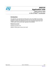 ST AN3154 Application Note