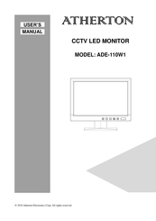 Atherton ADE-110W1 User Manual